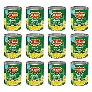 Del Monte No Salt Added Fresh Cut Golden Sweet Whole Kernel Corn, 8.75 oz (12-Pack) - Del Monte