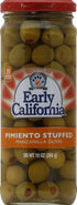 Early California Green Pimento Stuffed Olives, 10 oz (2 pack) - Early California