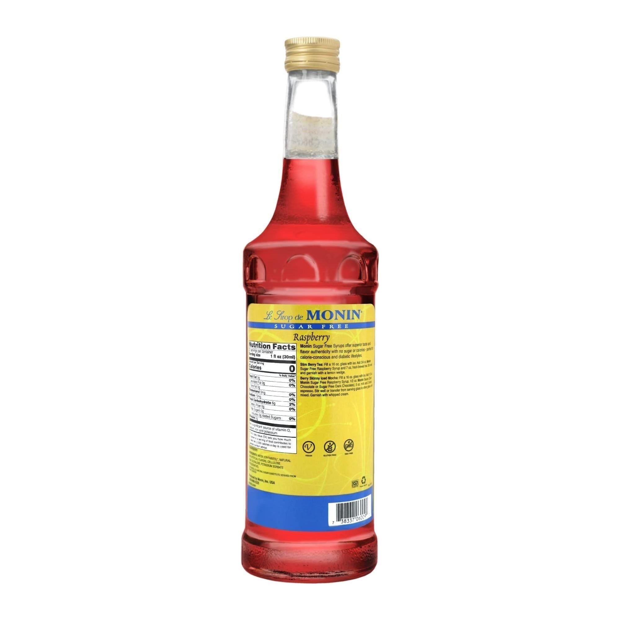 Monin Raspberry Syrup Sugar Free - Monin