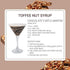 Monin - Toffee Nut Syrup, Bold and Buttery (750 ml Glass Bottle) - Monin