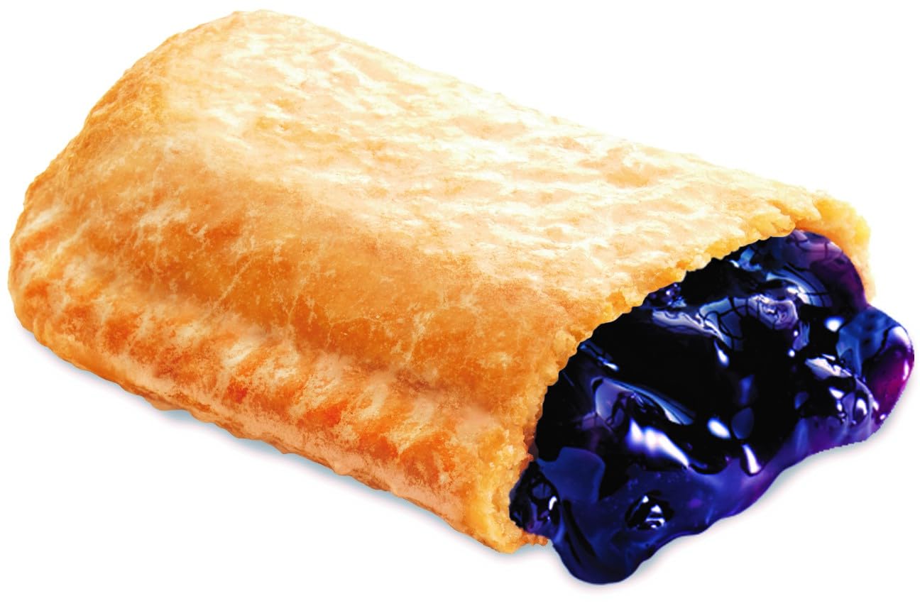 JJ's Bakery Blueberry Snack Pies, Individual Dessert, Fresh-Baked, Perfect for Snacks, Nut-Free, Kosher Parve, 4 Oz Each (Pack of 6)
