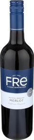 FRE Merlot Non-Alcoholic Wine Beverage, Rich Flavor Profile and Aromas, 750 mL, 6 Pack - Sutter Home