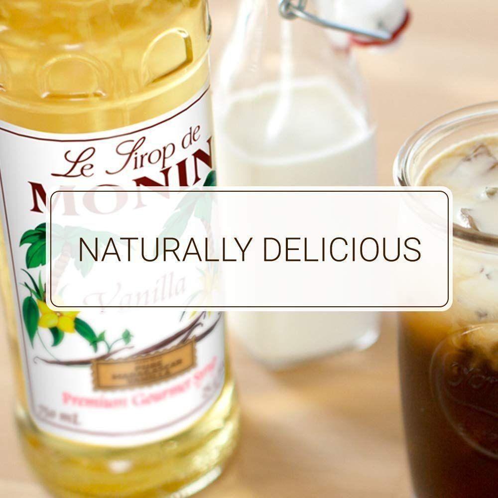 Monin - Vanilla Syrup, Versatile Flavor, Great for Coffee, Shakes, and Cocktails, Gluten-Free, Vegan, Non-GMO (750 ml) - Monin