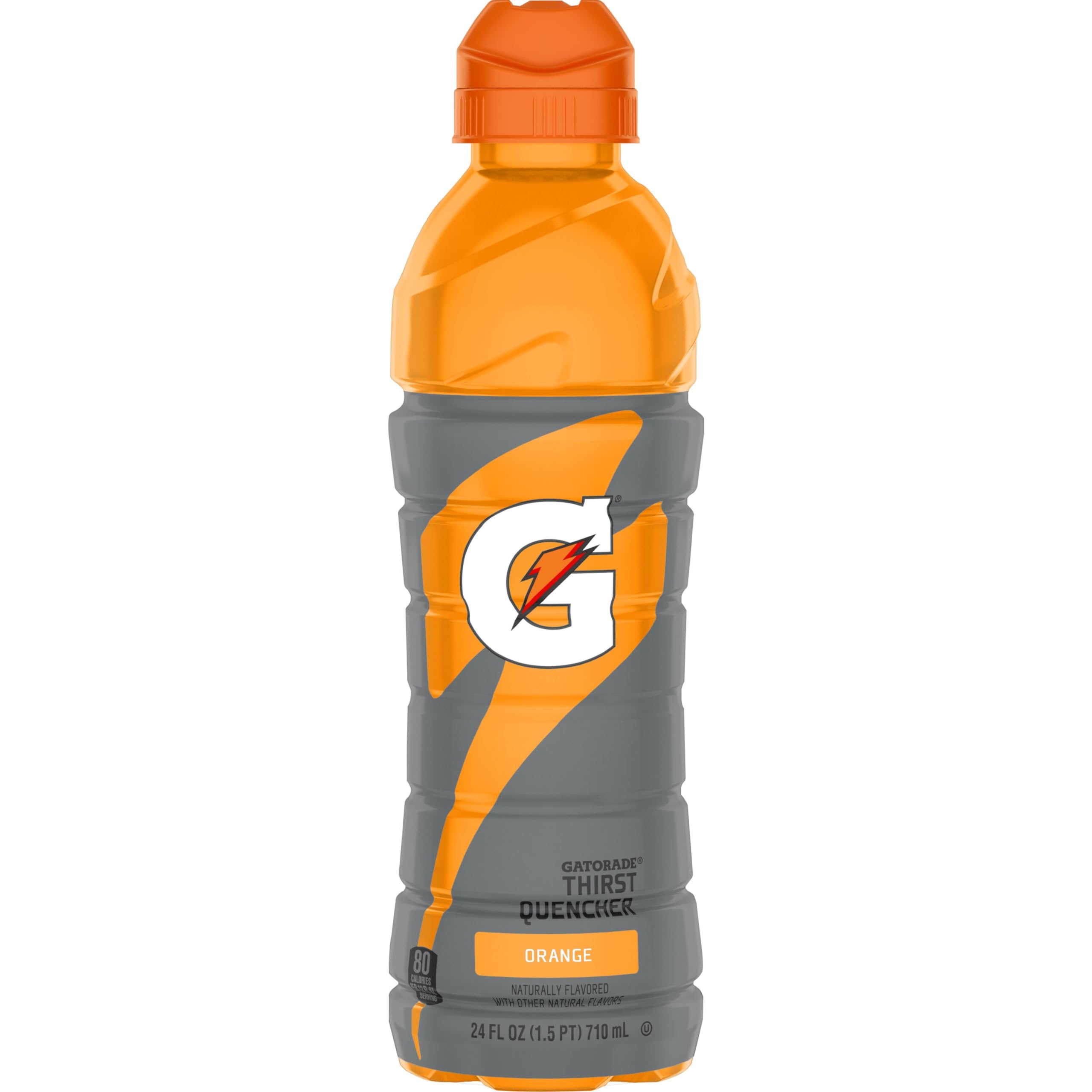 Gatorade GTQ Orange Sports Drink Electrolyte Hydration Beverage, 24 fl oz, 12 Pack - Gatorade