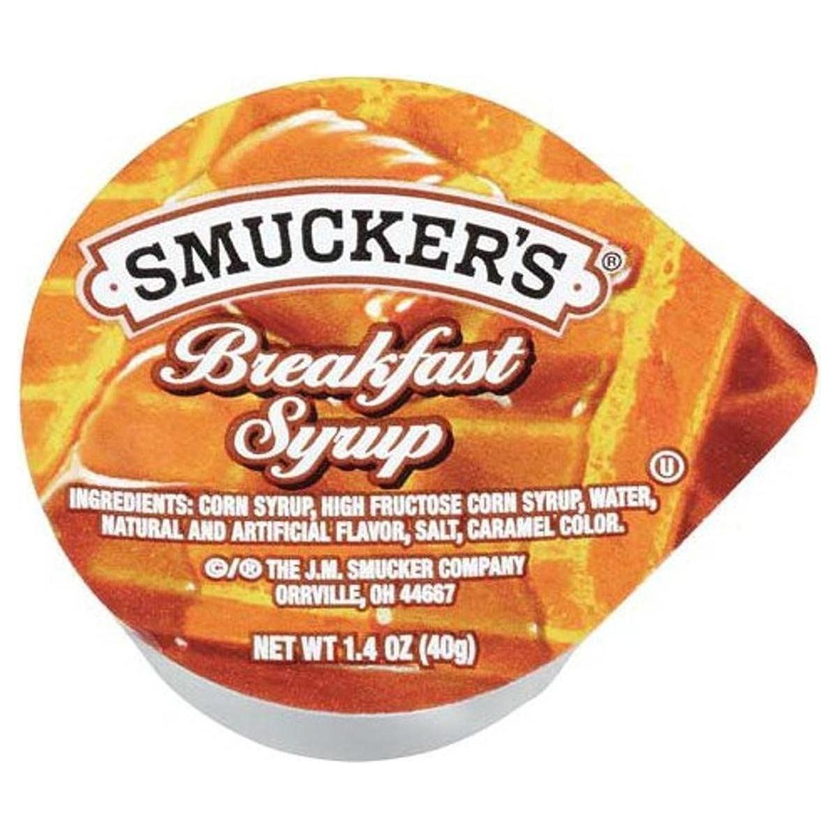 Smucker's Breakfast Syrup Cups, 1.4 oz Each, Pack of 100 - Smucker's