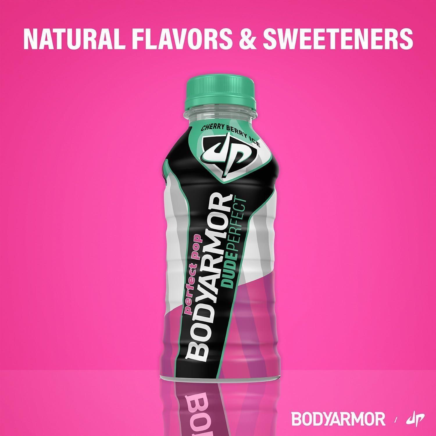 BODYARMOR Dude Perfect Cherry Berry Freeze Sports Drink, 12 fl oz, 24 Count Pack - BODYARMOR
