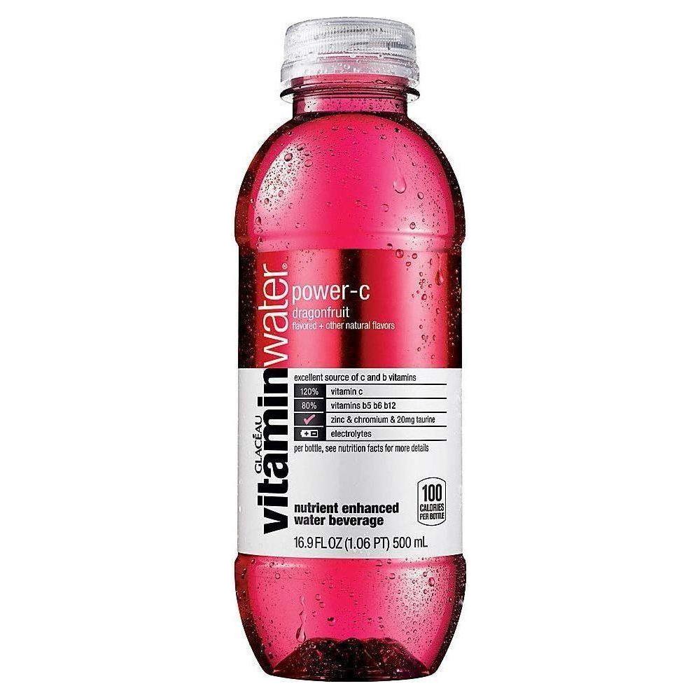 Power-C Vitaminwater Bottles, 16.9 Ounce, 24-Pack - Vitamin Water
