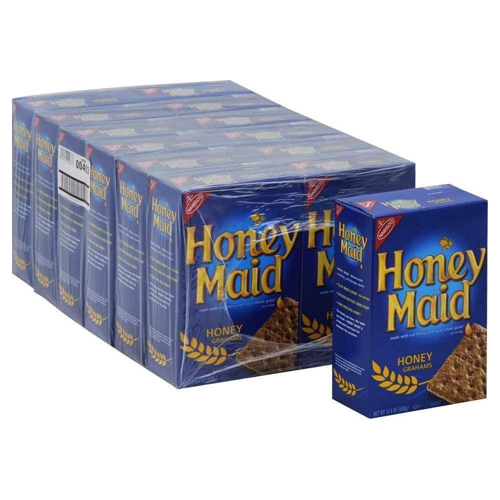 Honey Maid Real Honey Graham Crackers - 14.4 oz Family Size - Honey Maid