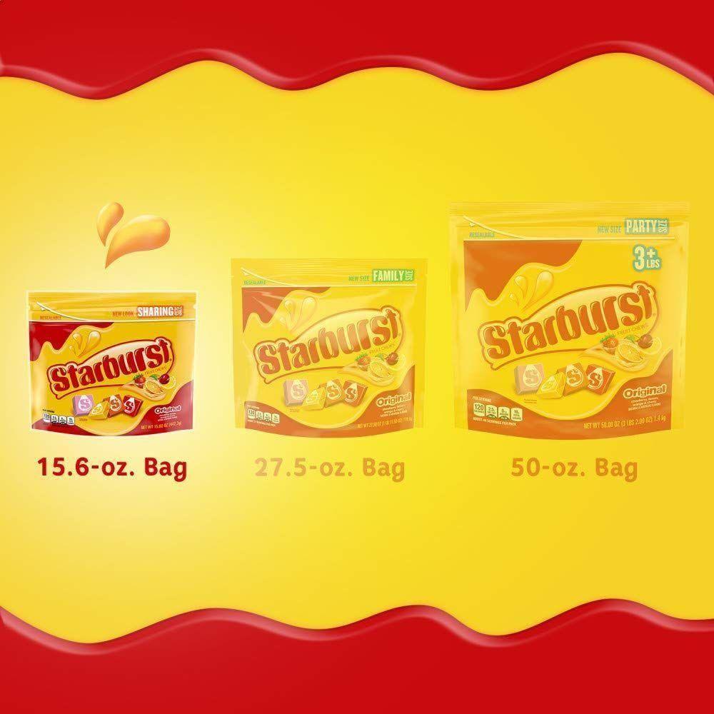 Starburst Original Fruit Chews Chewy Candy, Sharing Size - 15.6 oz Bag - Starburst