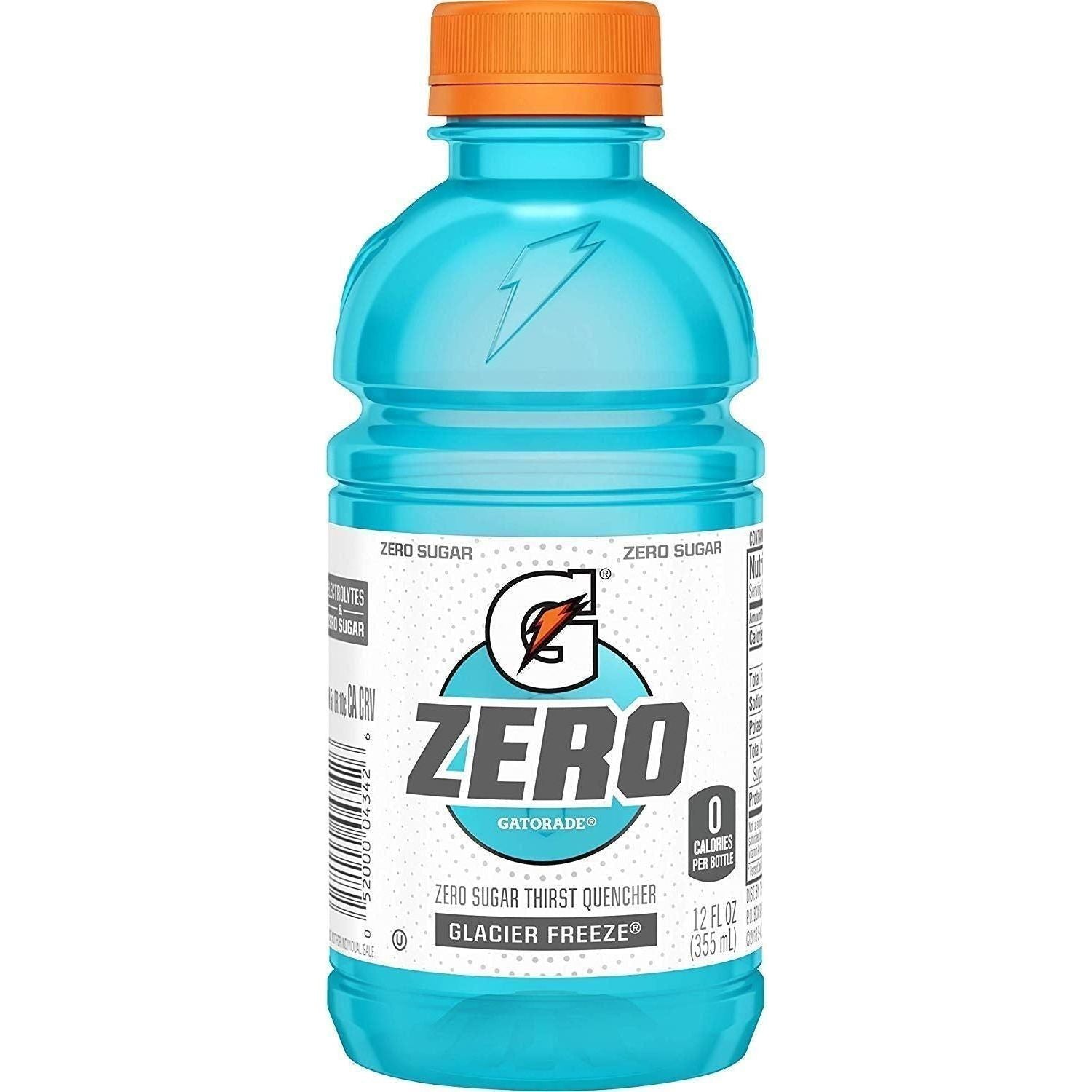 Gatorade Zero Sugar Thirst Quencher, Glacier Freeze, 12 Ounce (Pack of 24) - Gatorade