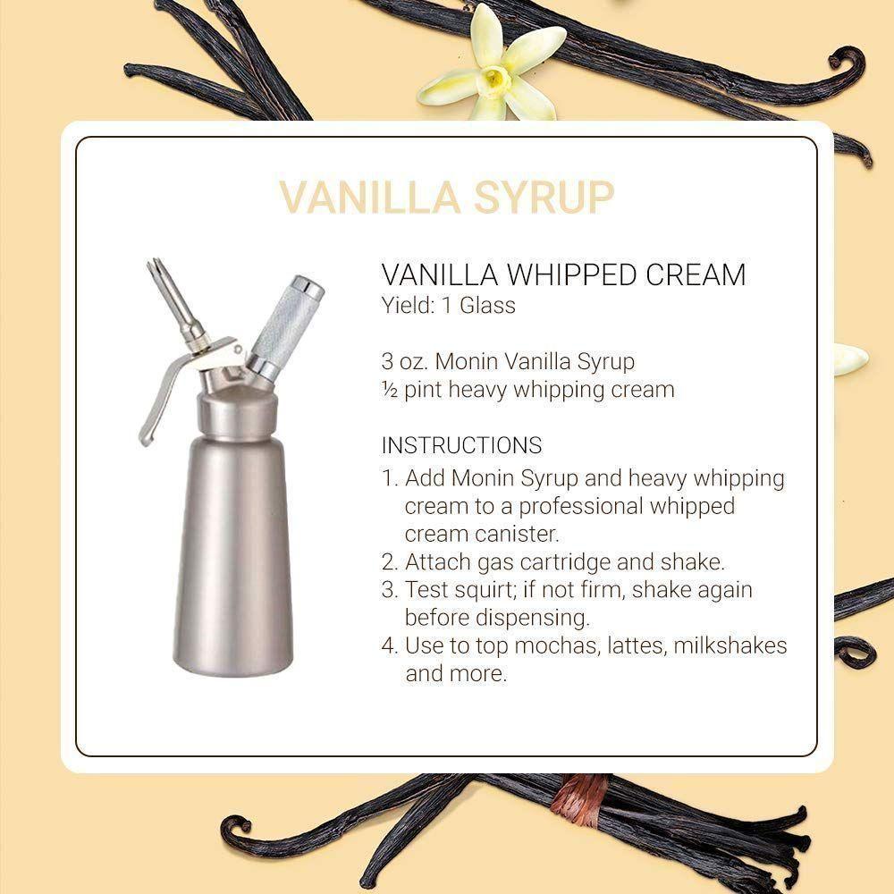 Monin - Vanilla Syrup, Versatile Flavor, Great for Coffee, Shakes, and Cocktails, Gluten-Free, Vegan, Non-GMO (750 ml) - Monin