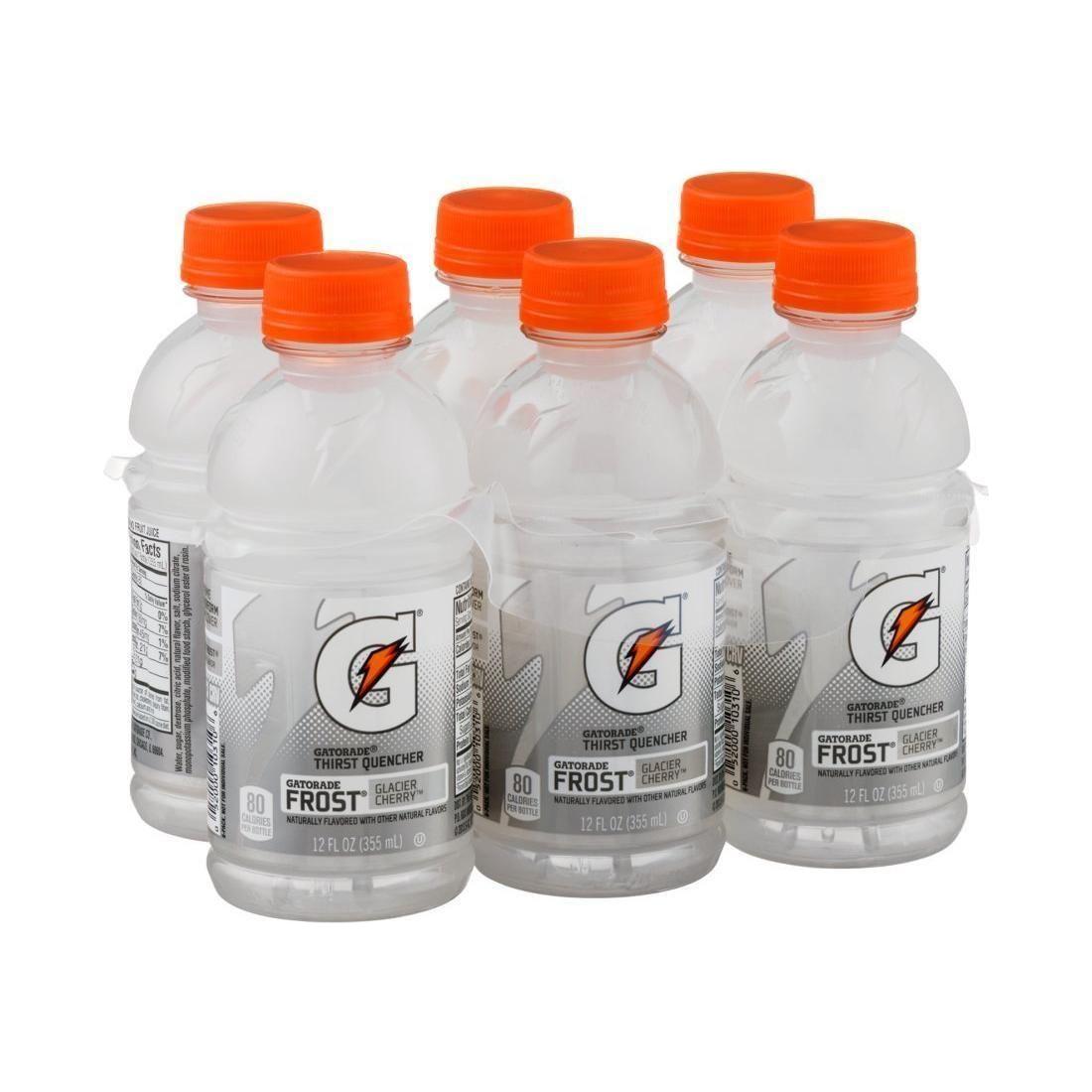 Gatorade G Series Thirst Quencher Frost Glacier Cherry 12oz Bottles - Pack of 6 - Gatorade