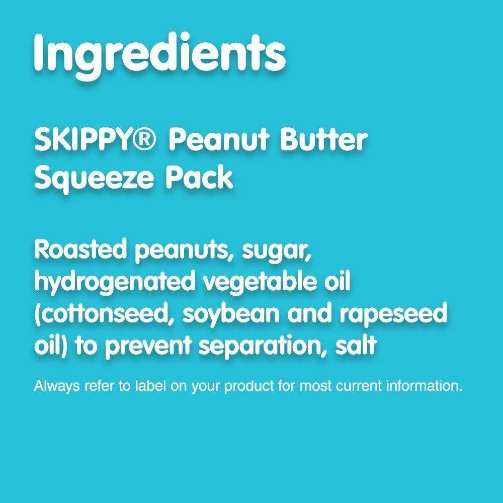 SKIPPY Portable Creamy Peanut Butter Pouch, 7g Protein, Convenient Snack Option - Skippy