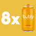 Bubly Sparkling Water, Mango, 12 Ounce Cans 8 count - Bubly
