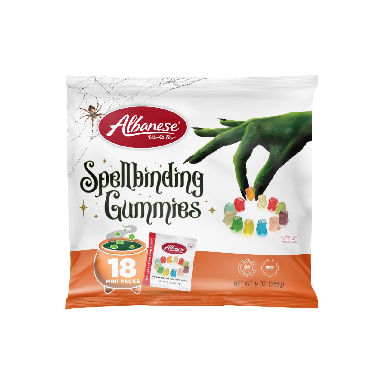 Albanese World's Best Spellbinding Gummies, 18 Count, 2 Pack