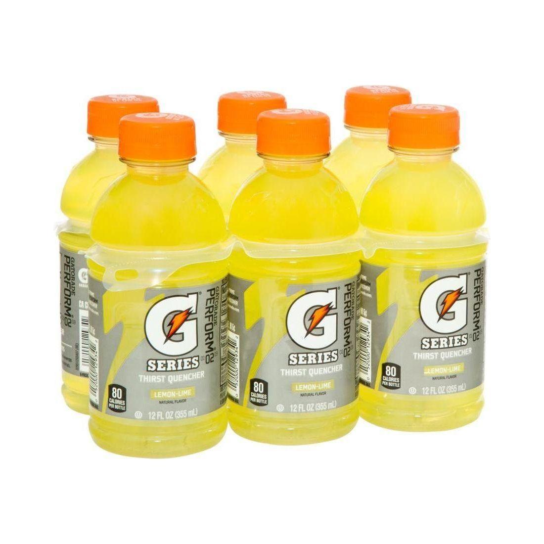 Gatorade 12 Oz Lemon - Lime - 6 Pack - Gatorade
