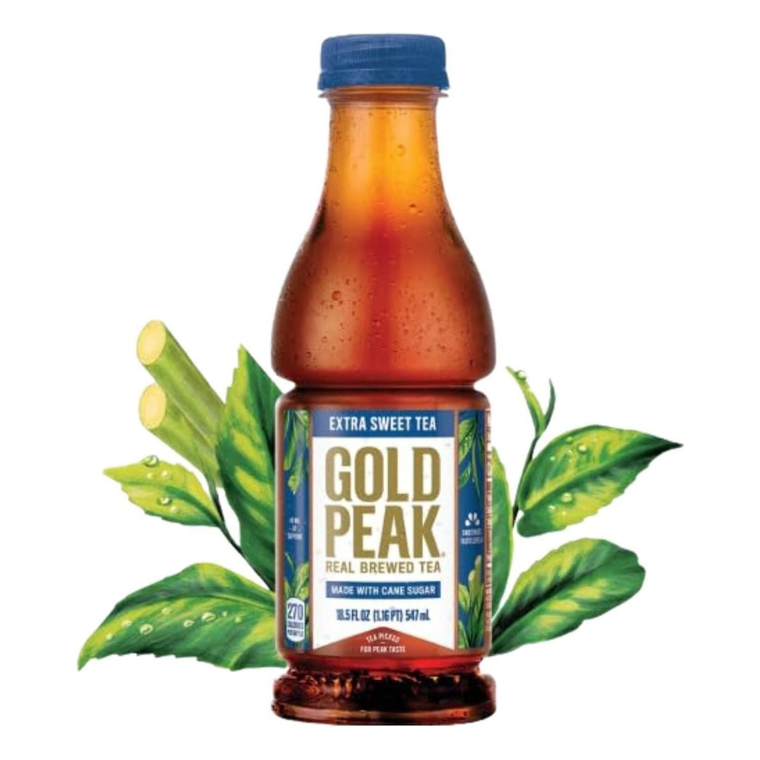 Gold Peak Extra Sweet Tea Bottles (12, 18.5, Fl Oz) - Gold Peak