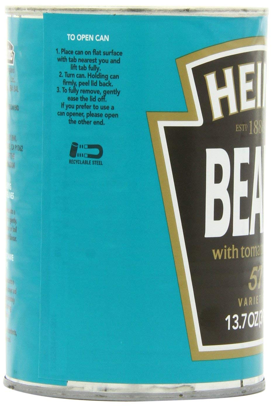 Heinz Beans With Tomato Sauce 13.7 OZ (Pack of 6) - Heinz