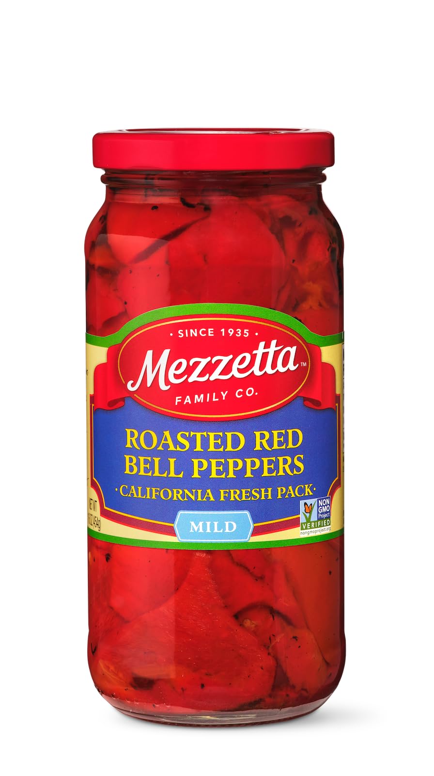 Mezzetta Roasted Red Bell Peppers  - 16 oz (3 PACK)
