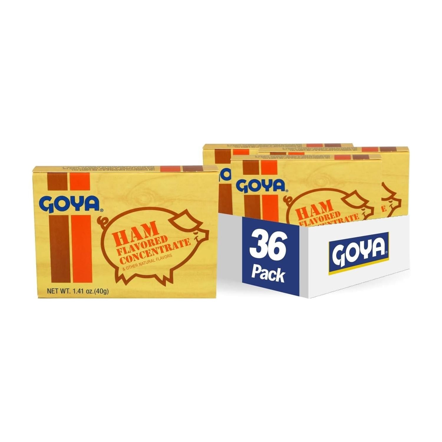 Goya Foods Ham Flavored Concentrate, 1.41 Ounce (Pack of 36) - Goya