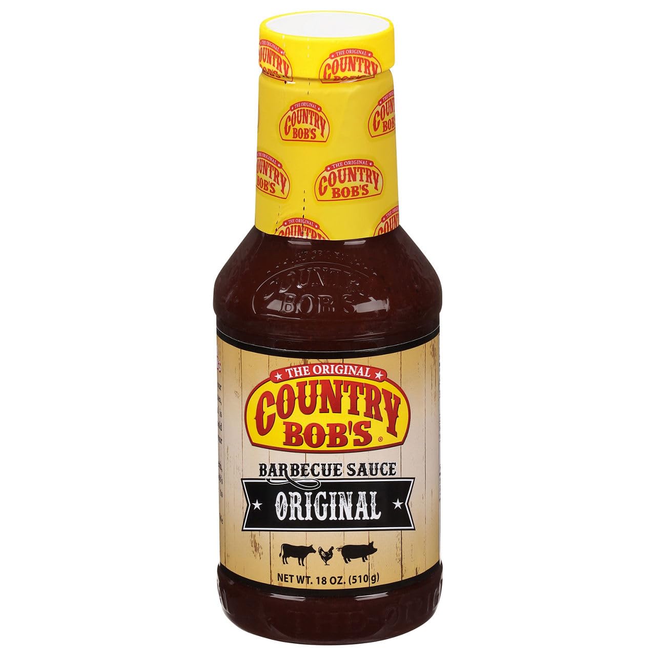 Country Bob's, Original Barbecue Sauce, 18 Ounce (6 PACK) - Country Bob's