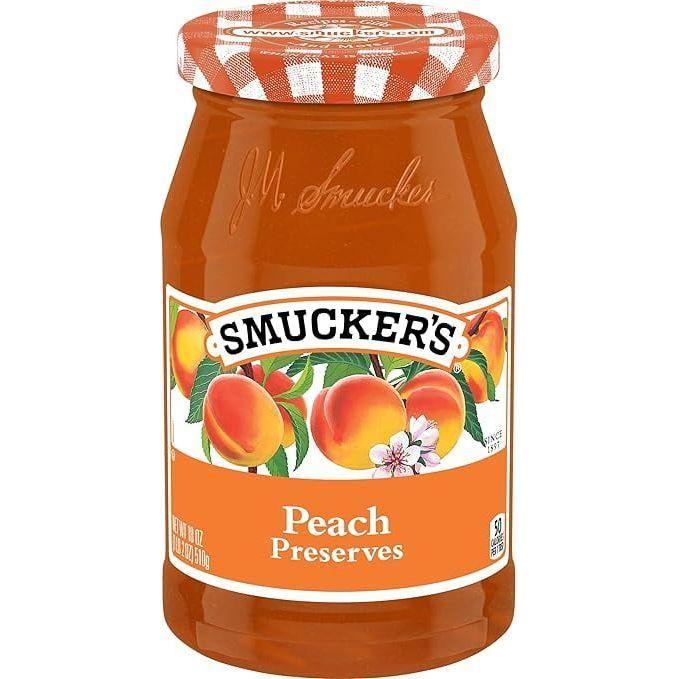 Smuckers Peach Preserve, 18 Oz, 2 Pack - Smucker's