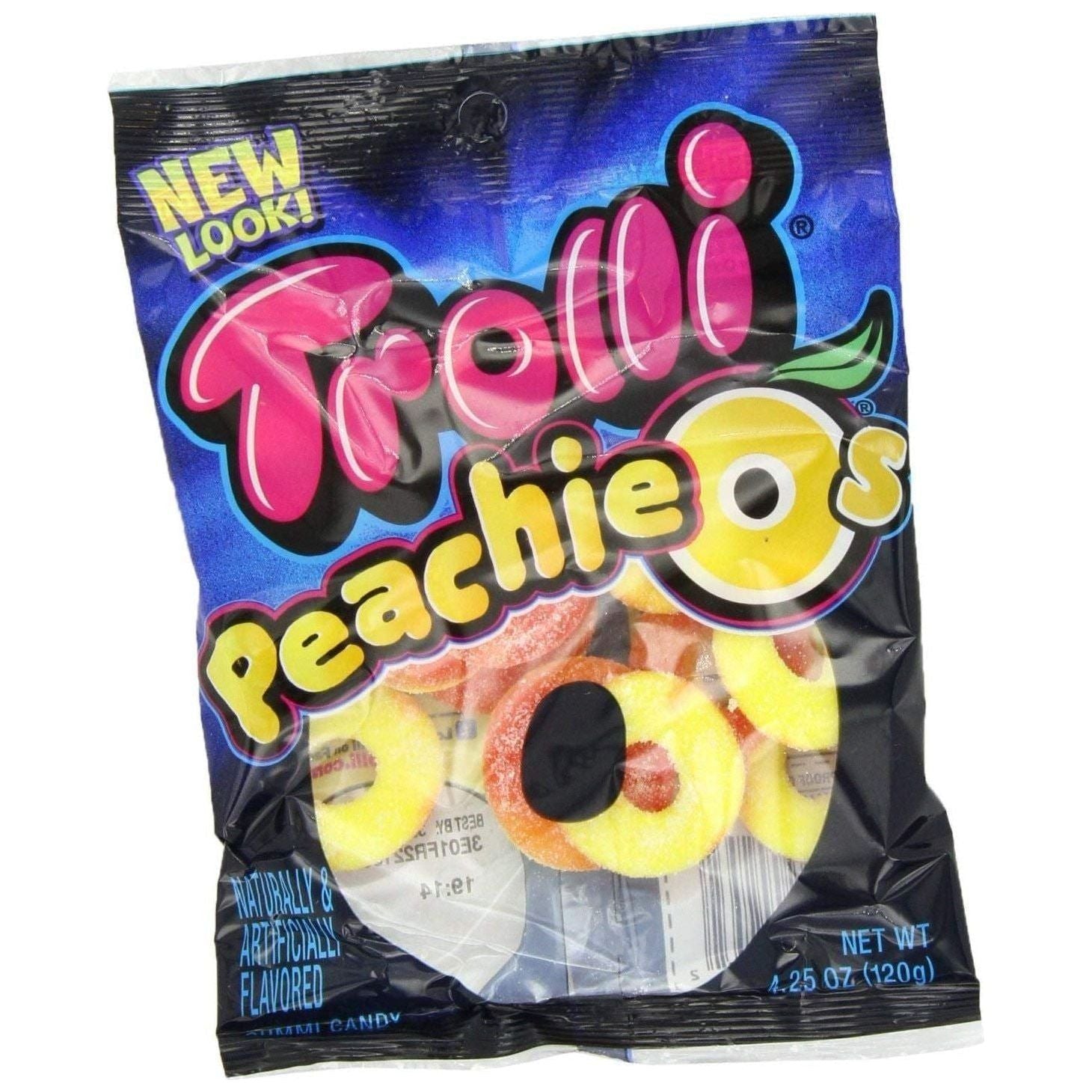 Trolli Peachie O's, 4.25 oz - Case of 12 - Trolli