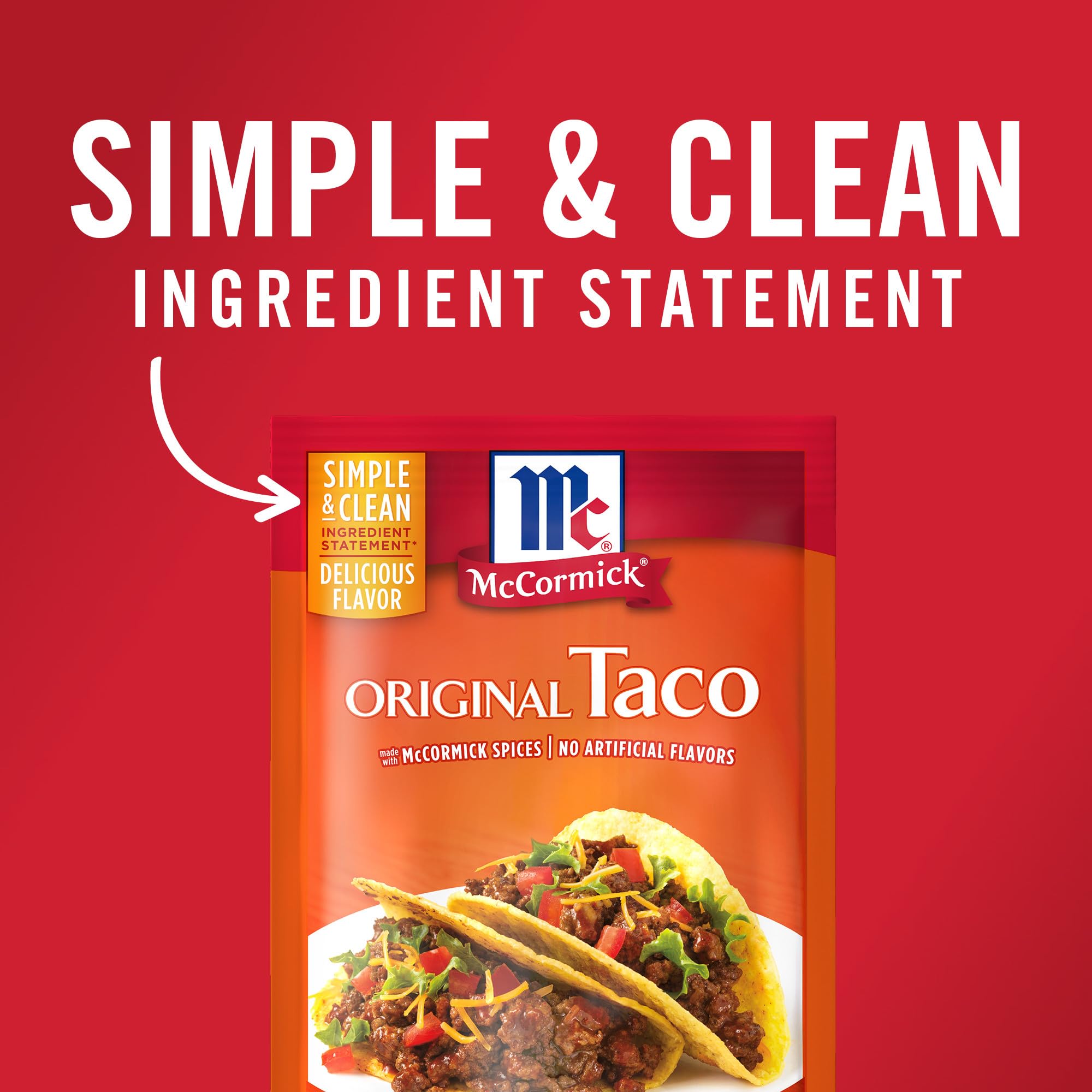 McCormick Original Taco Seasoning Mix, 1 oz (6 PACK)