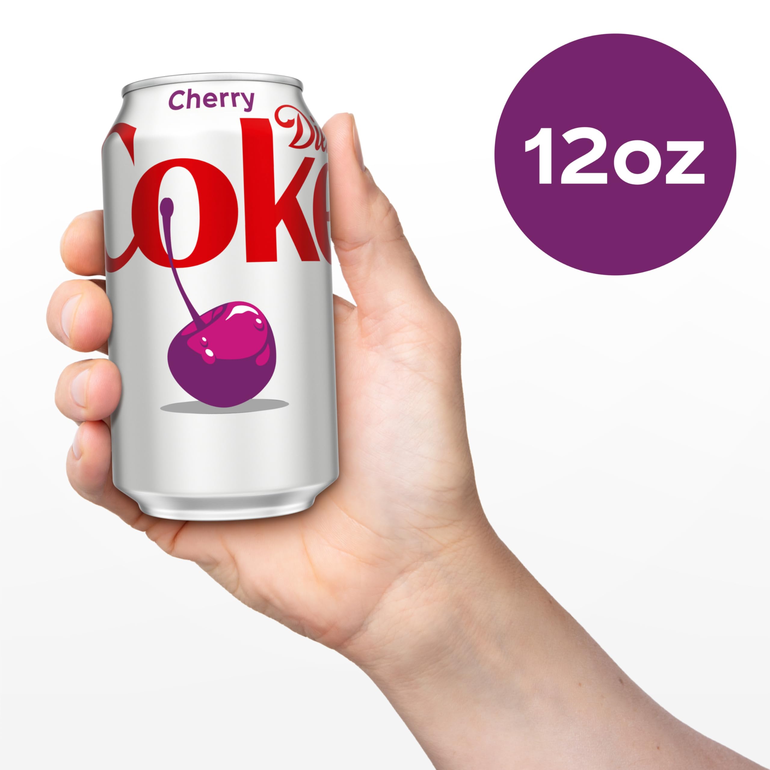 Diet Coke Cherry Diet Soda Pop Fridge Pack Cans, 12 fl oz, 12 Pack - Diet Coke