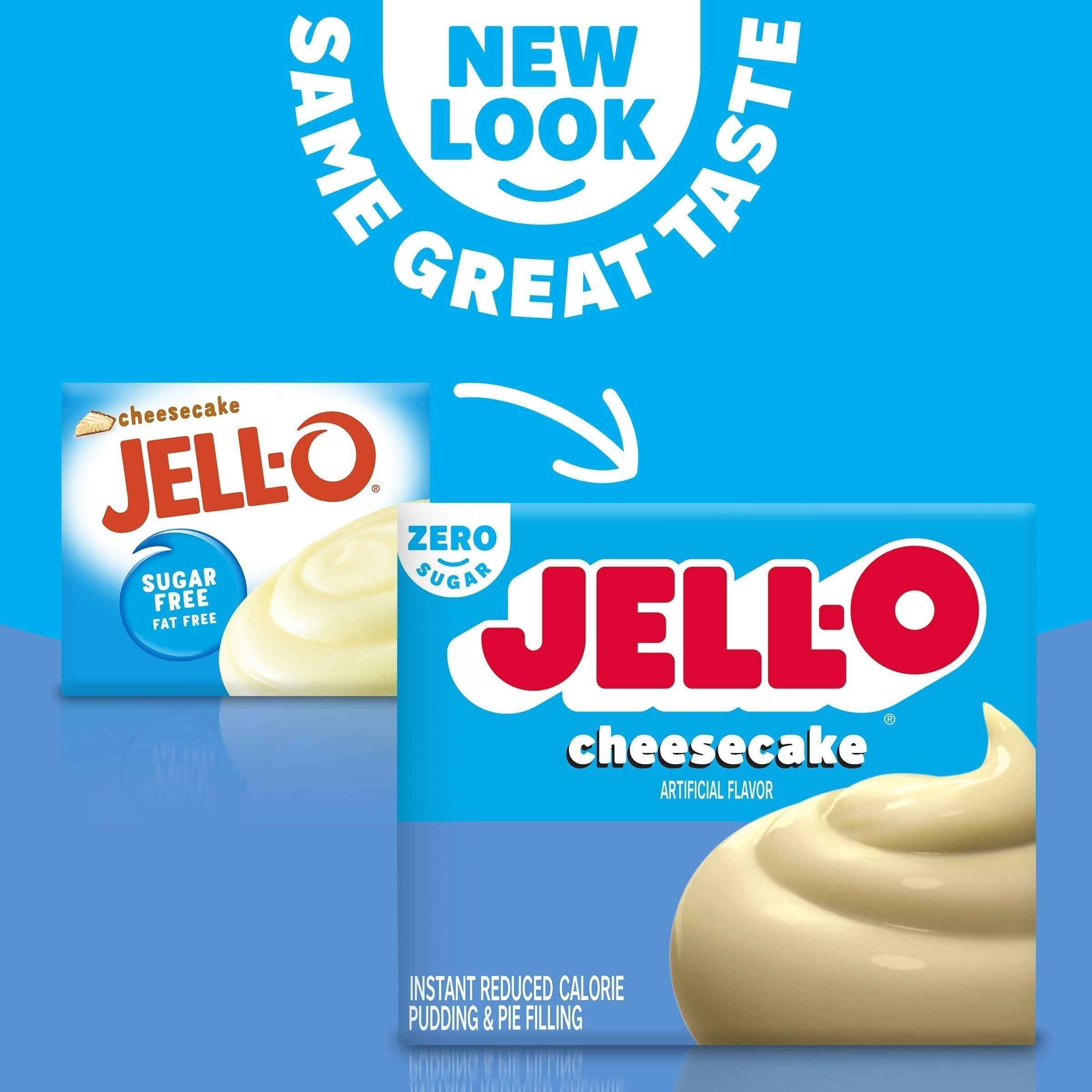 Jell-O Sugar-Free Cheesecake Pudding & Pie Filling - 6 Pack of 1 oz Boxes - Jell-O