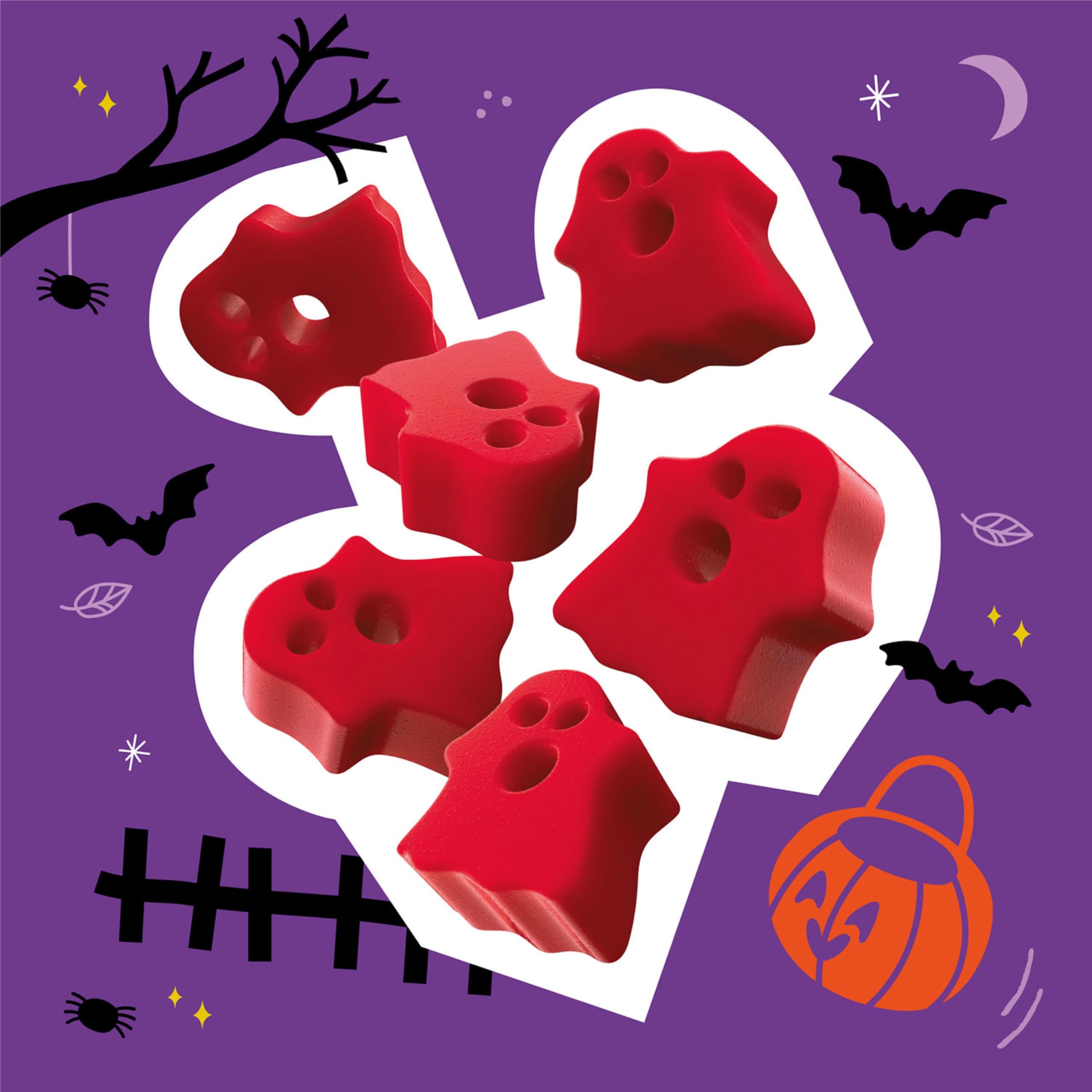 TWIZZLERS Ghosts Cherry Flavored Chewy Candy, 7.1 oz, 2 Pack