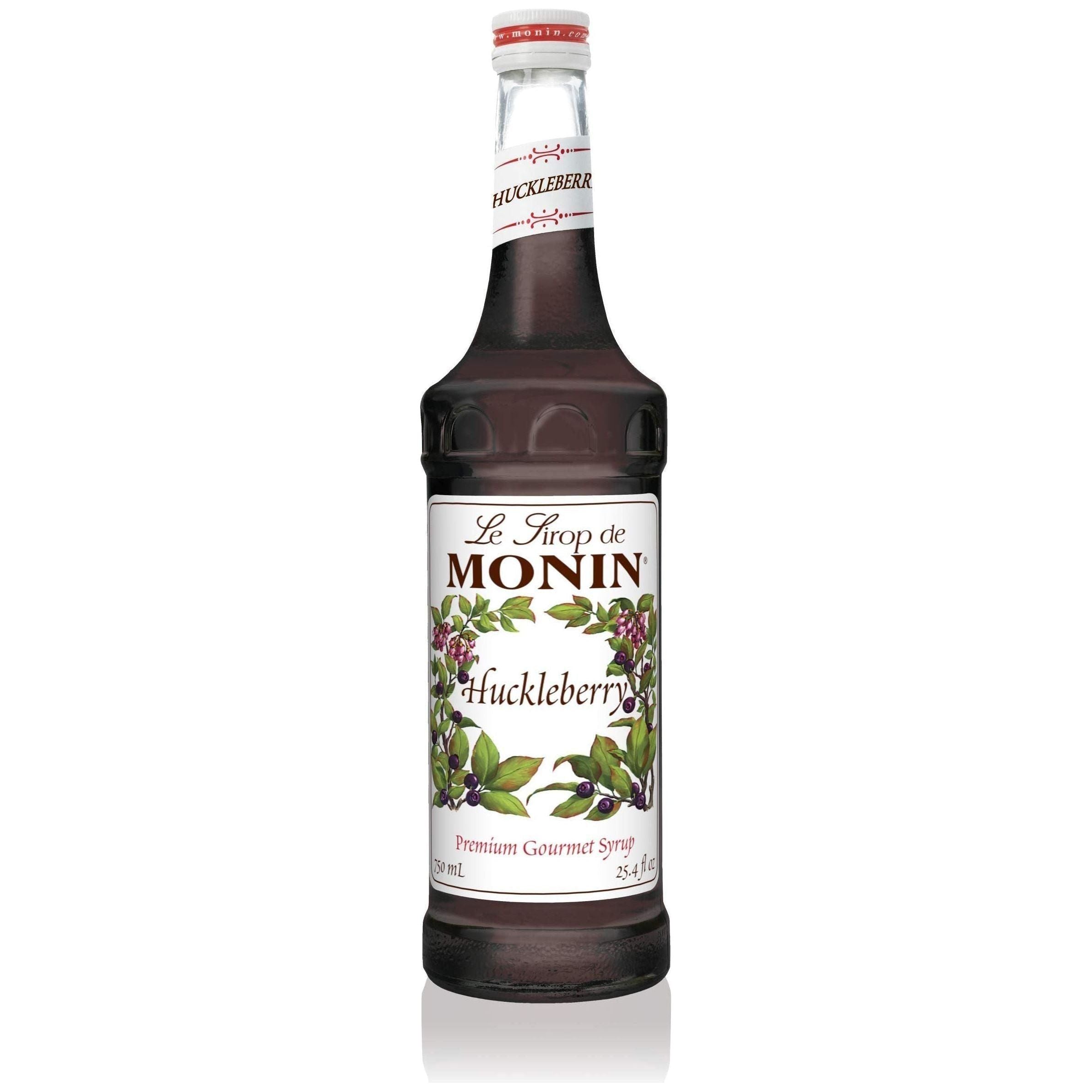 Monin - Blueberry Syrup, Mildly Sweet & Tart Blueberry Flavor, Great for Teas, Lemonades, Smoothies, & Cocktails, Gluten-Free, Non-GMO (750ml) - Monin