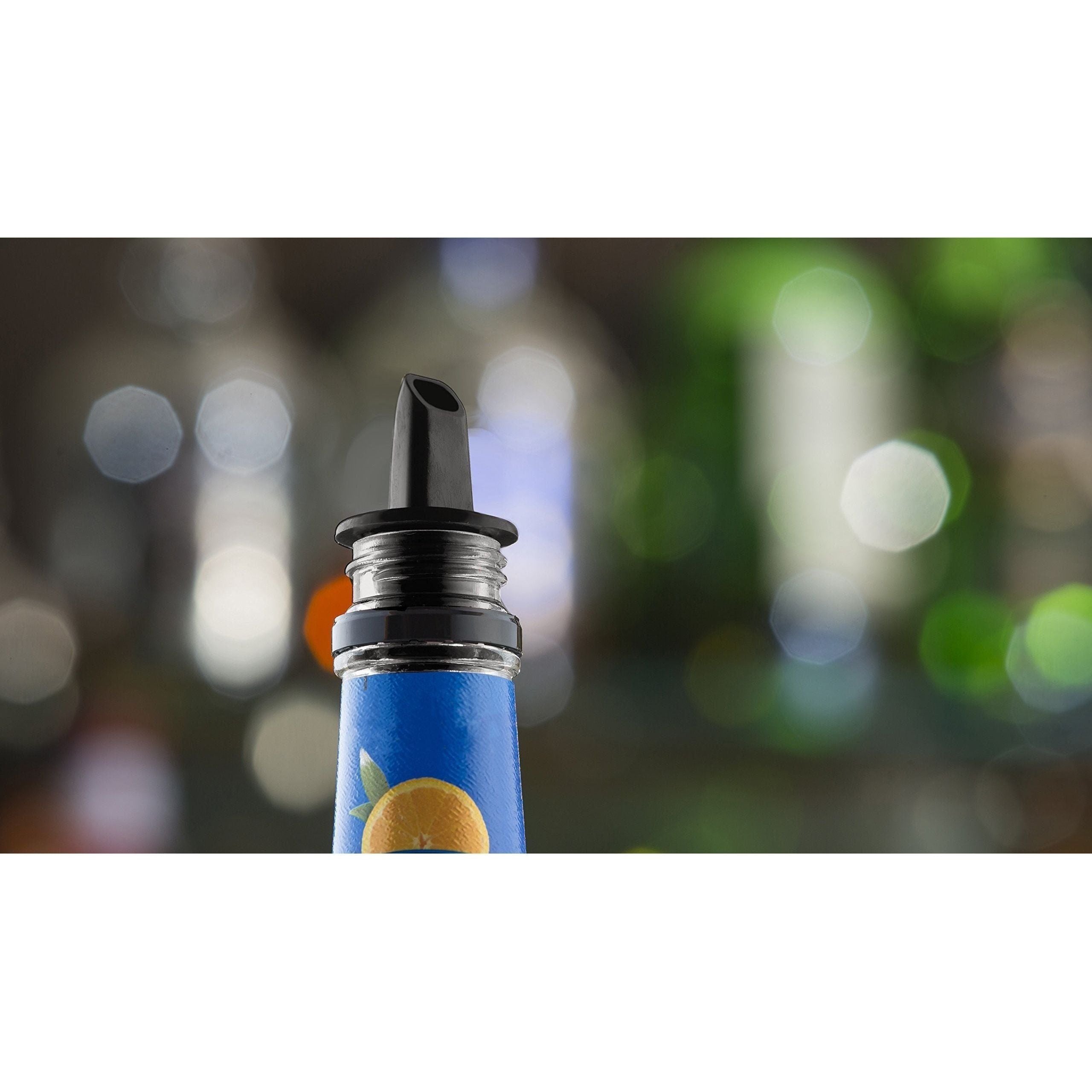 Tablecraft Free Flow Pourers, Black, 12-Pack - Tablecraft