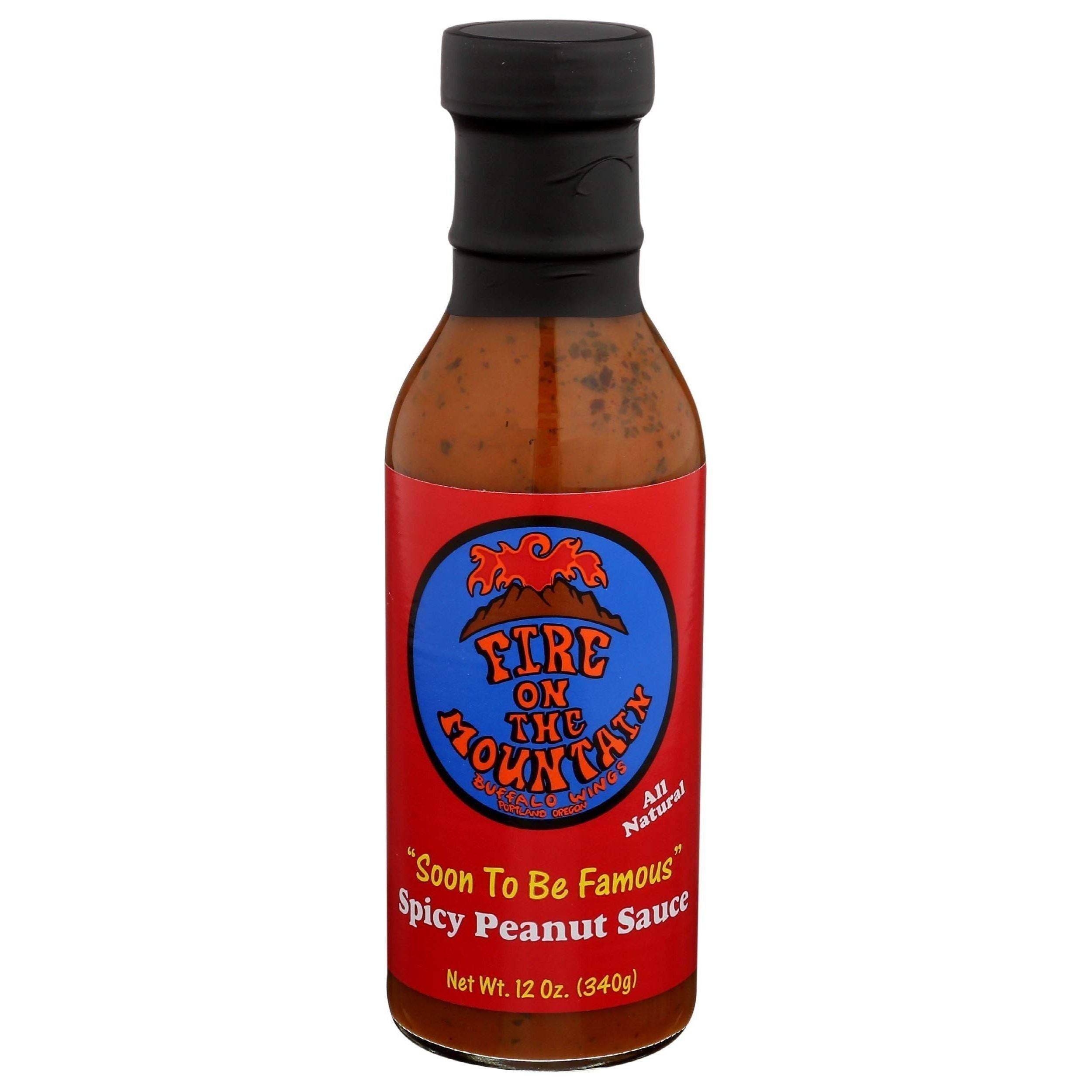 Fire On The Mountain Spicy Peanut Sauce, 12 OZ - Fire On The Mountain