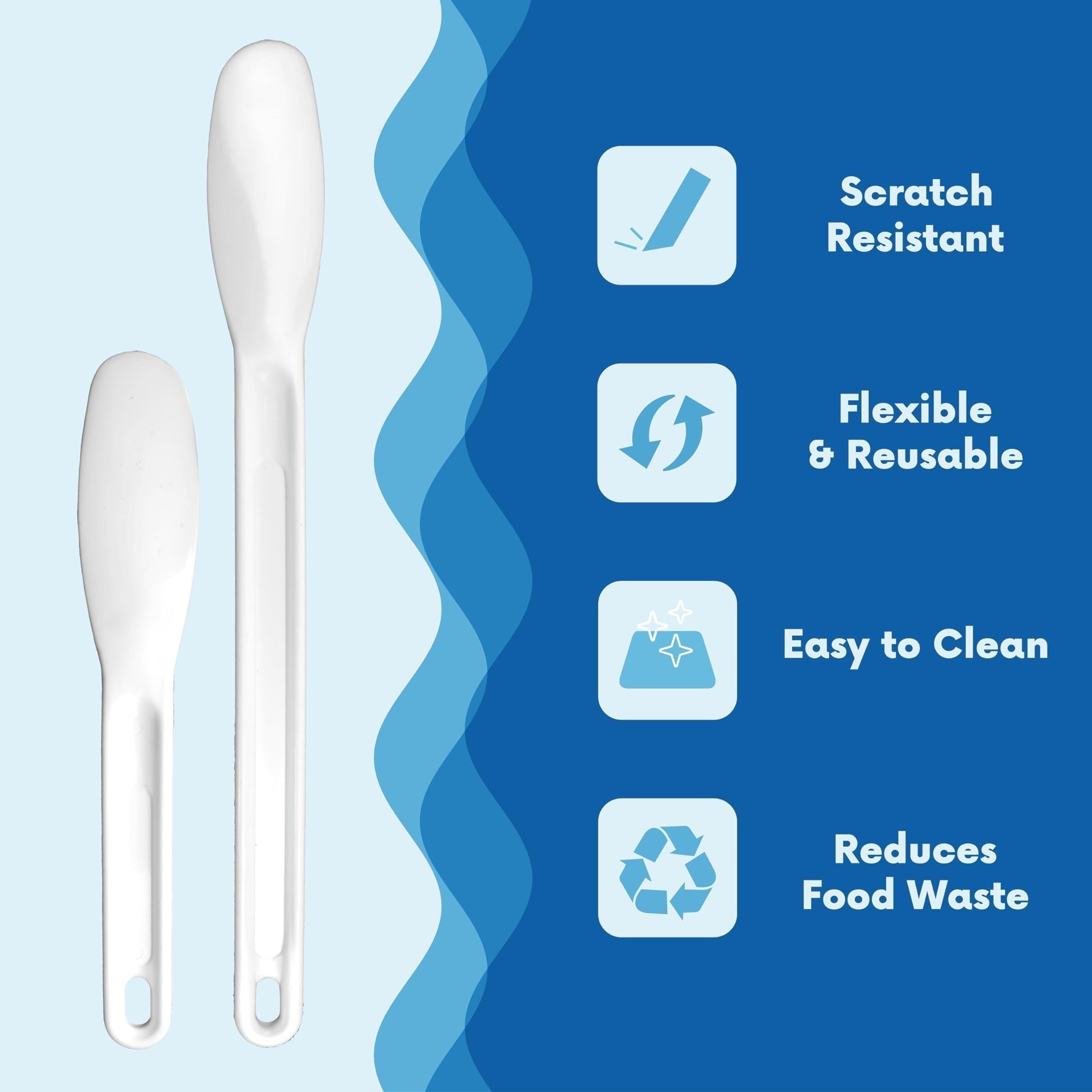 Nylon Kitchen Spatula Set 11" - Heat-Resistant, Non-Stick Friendly - Perfect for Sandwiches, Bagels, Toast & More - 3 Pack - Fresh Finds Market