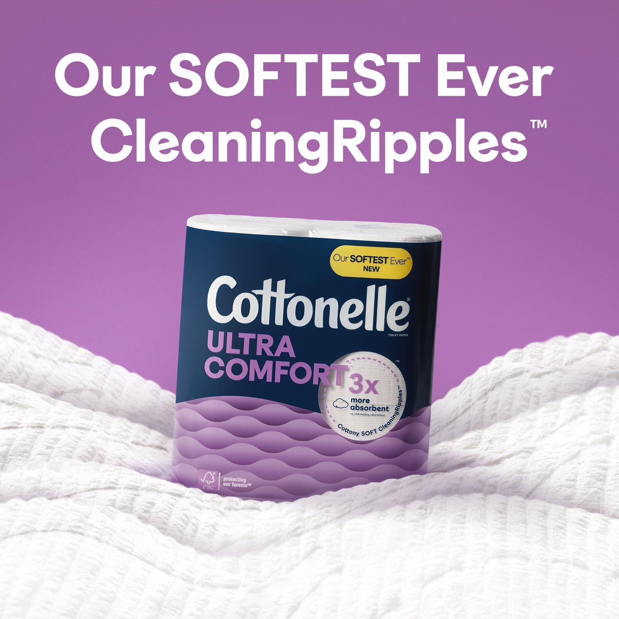 Cottonelle Ultra Comfort Toilet Paper, 6 Mega Rolls - Cottonelle