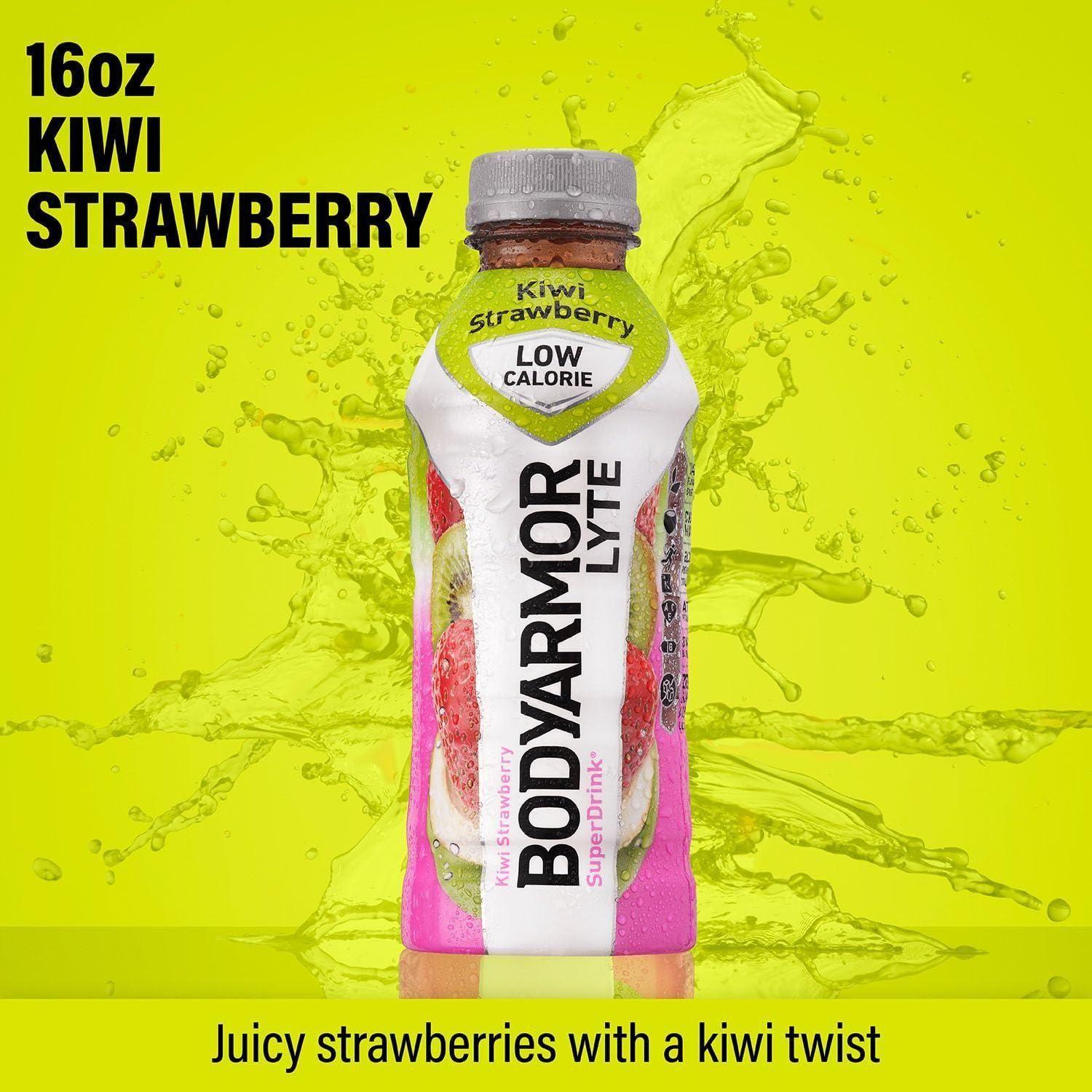 BODYARMOR LYTE Kiwi Strawberry Sports Drink, 12-Pack, 16 Fl Oz Each - BODYARMOR