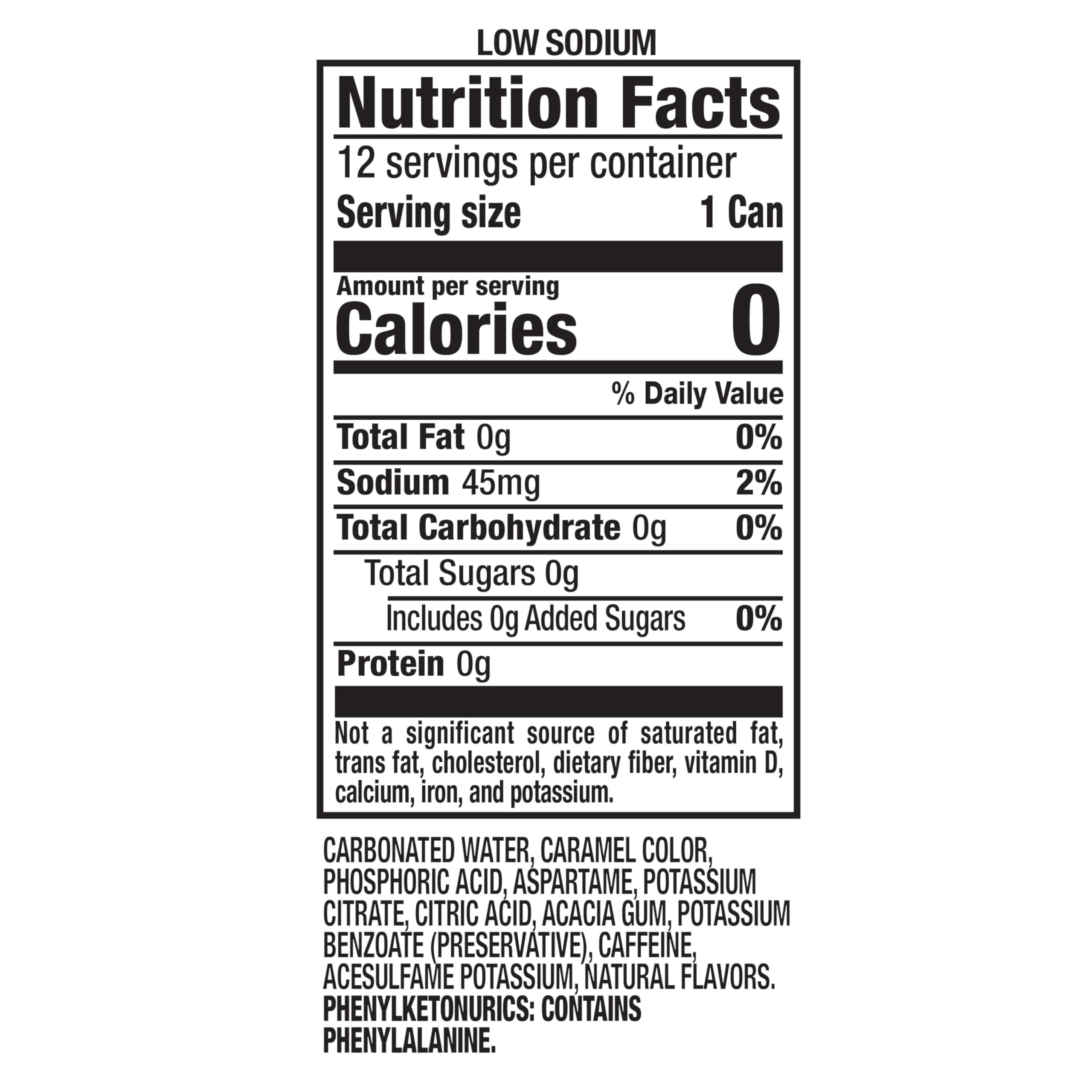 RC Cola Zero Sugar Soda, 12 fl oz cans, 12 pack - RC Cola