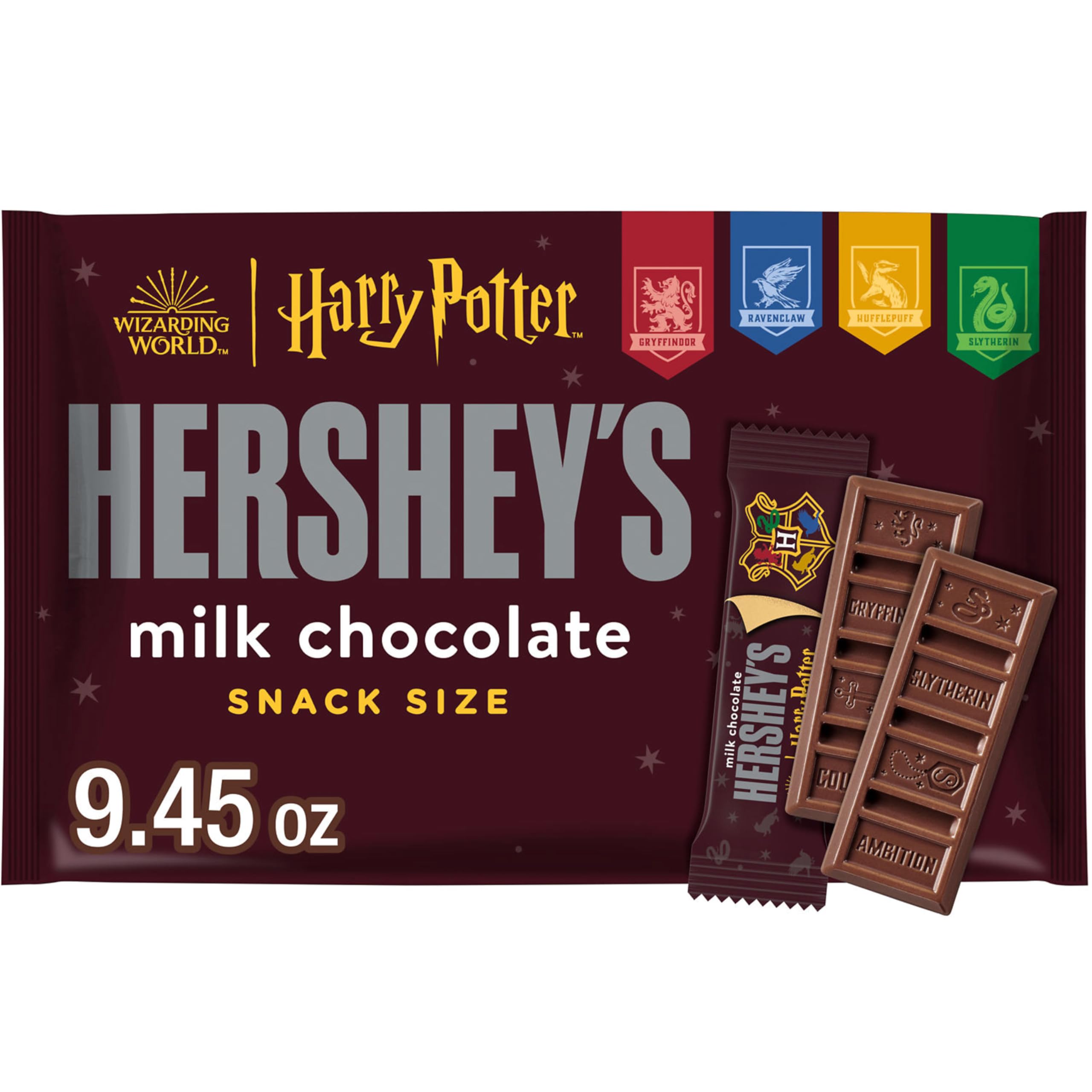 HERSHEY'S Harry Potter Milk Chocolate Snack Size Candy, 9.45 oz