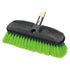 Rubbermaid Commercial 10 Inch, Threaded or Tapered Window/Car Washing Brush, Nylon Fill, Green (FG9B7200GRN) - Rubbermaid