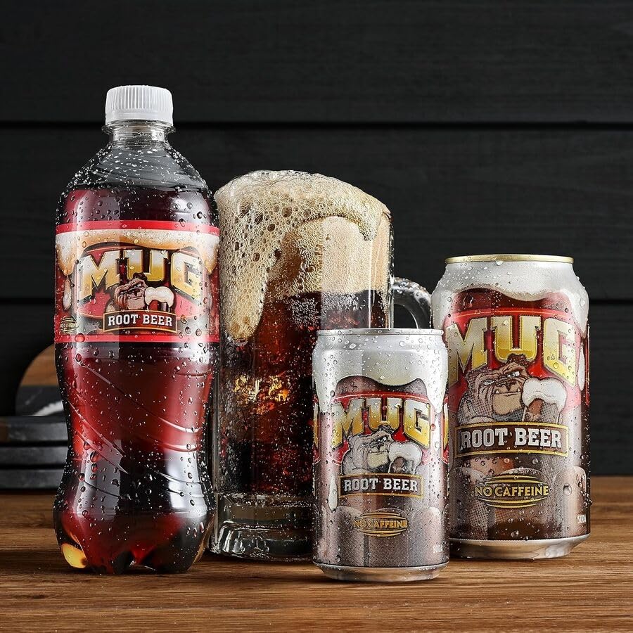 Mug Zero Sugar Root Beer Floats Vanilla Howler, Caffeine Free, 12 fl oz, 12 Pack