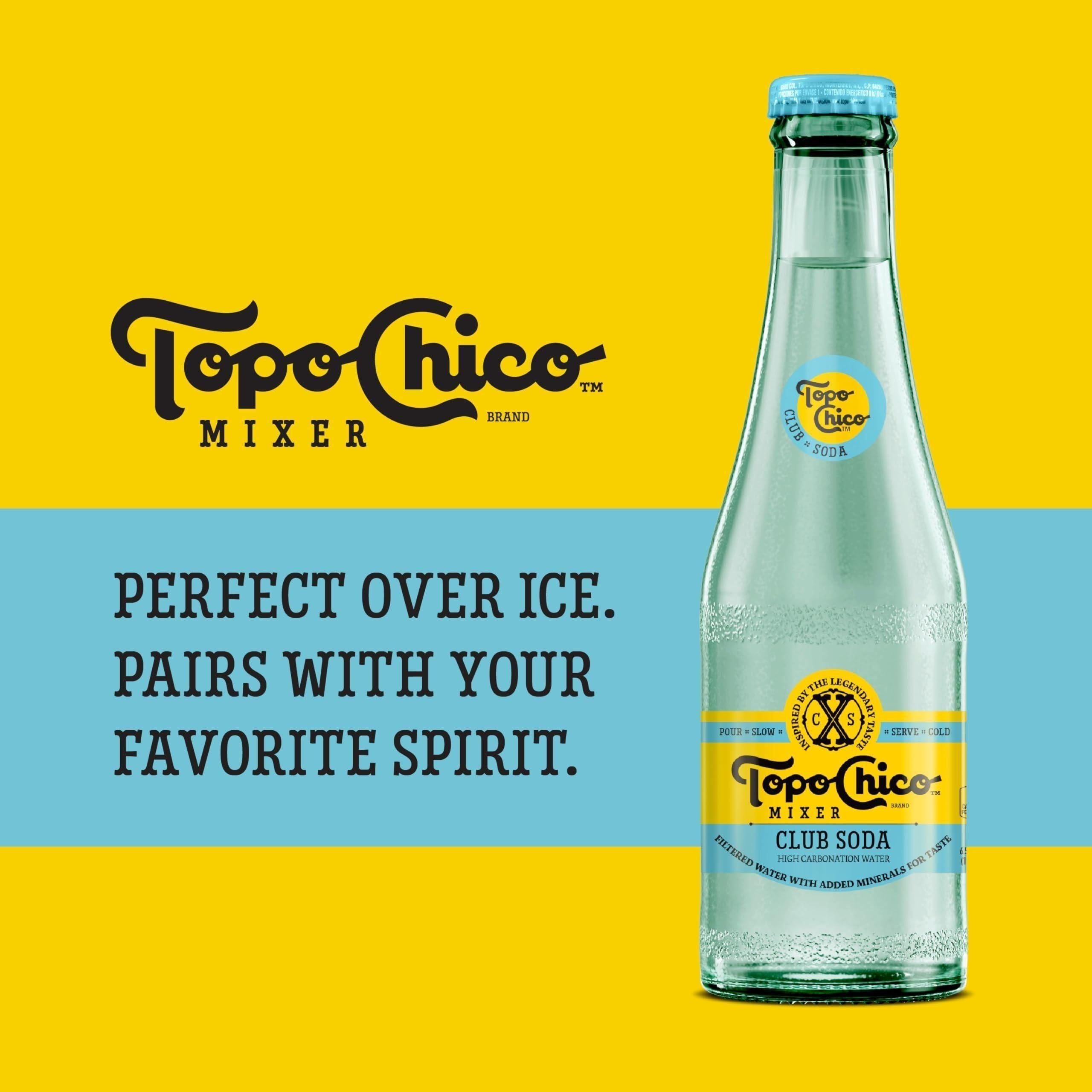 Topo Chico Sparkling Water - 4 Pack of 7.1 fl oz Bottles - Topo Chico