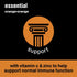 Vitaminwater Essential Orange-Orange Electrolyte-Infused Hydration, 20 fl oz, 12 Pack - Vitamin Water