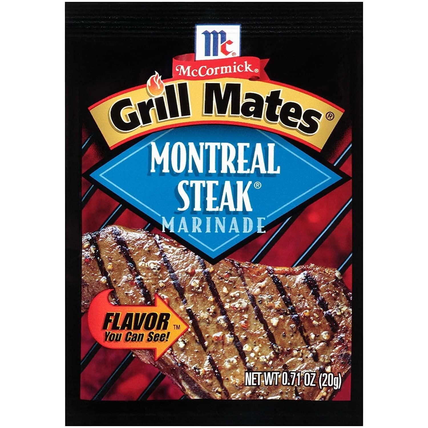 Montreal Steak Marinade by McCormick Grill Mates, 0.71 OZ - McCormick