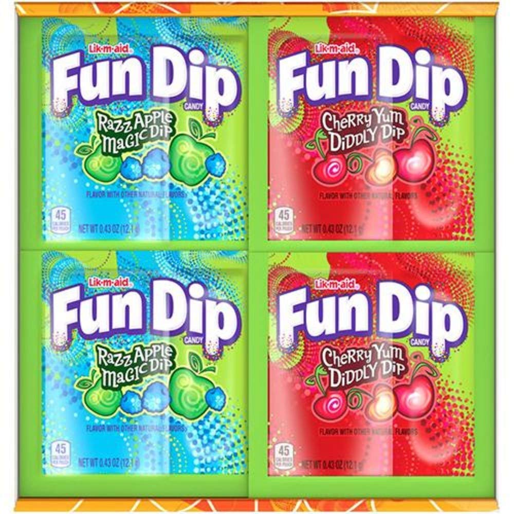 Fun Dip Halloween Candy Pouches, 44 Count