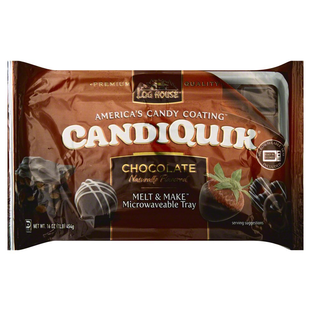 Log House CANDIQUIK Chocolate Candy Coating, 16 oz