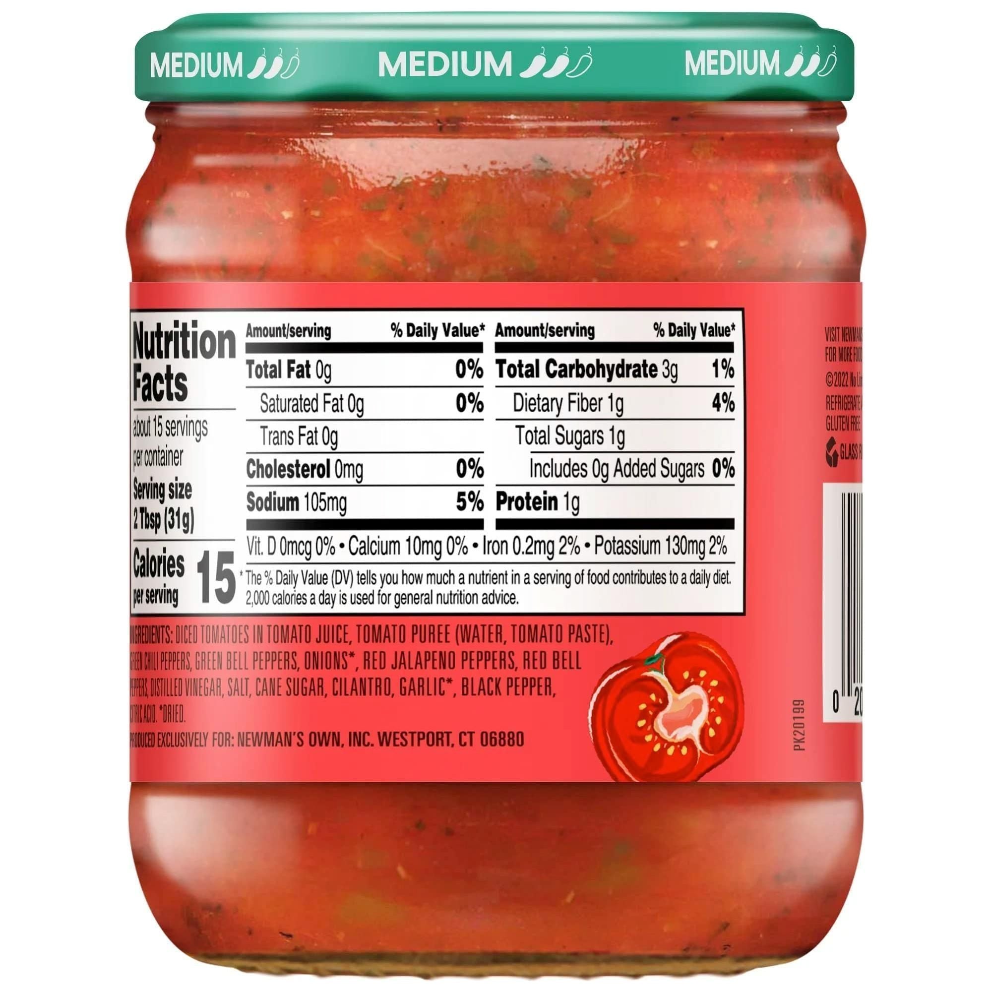 Newman's Own Medium Salsa Trio, 16 oz Jars - Newman's Own
