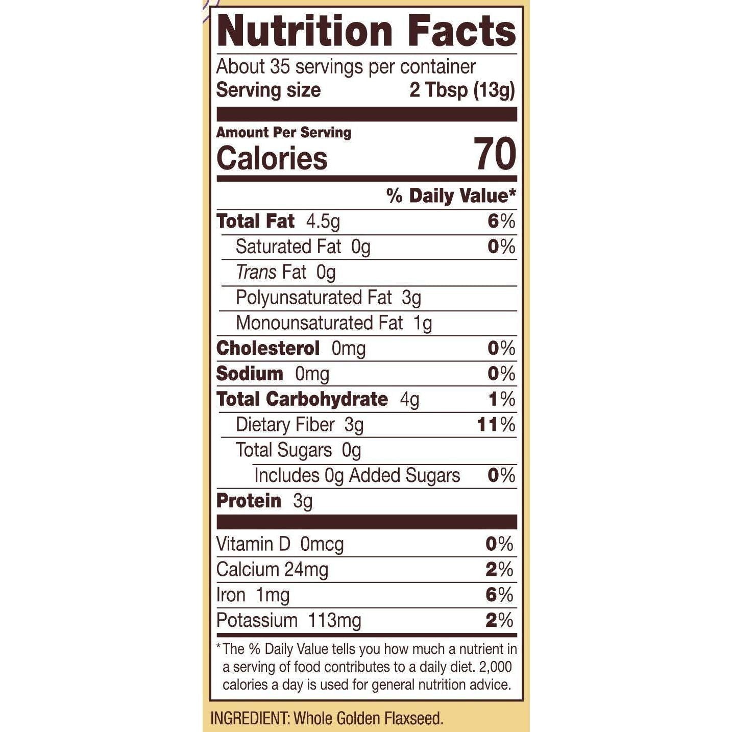 Golden Flaxseed Meal by Bob's Red Mill, 16 oz - Nutrient-Rich & Gluten-Free Vegan Egg Substitute - Bob's Red Mill