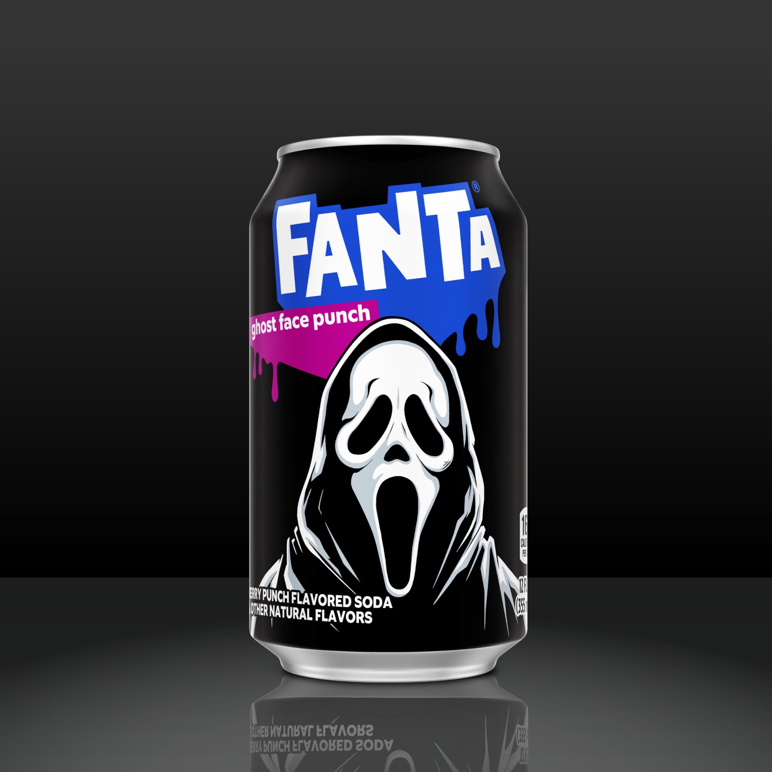 Fanta Ghost Face Punch Fridge Pack Cans, 12 fl oz, 12 Pack