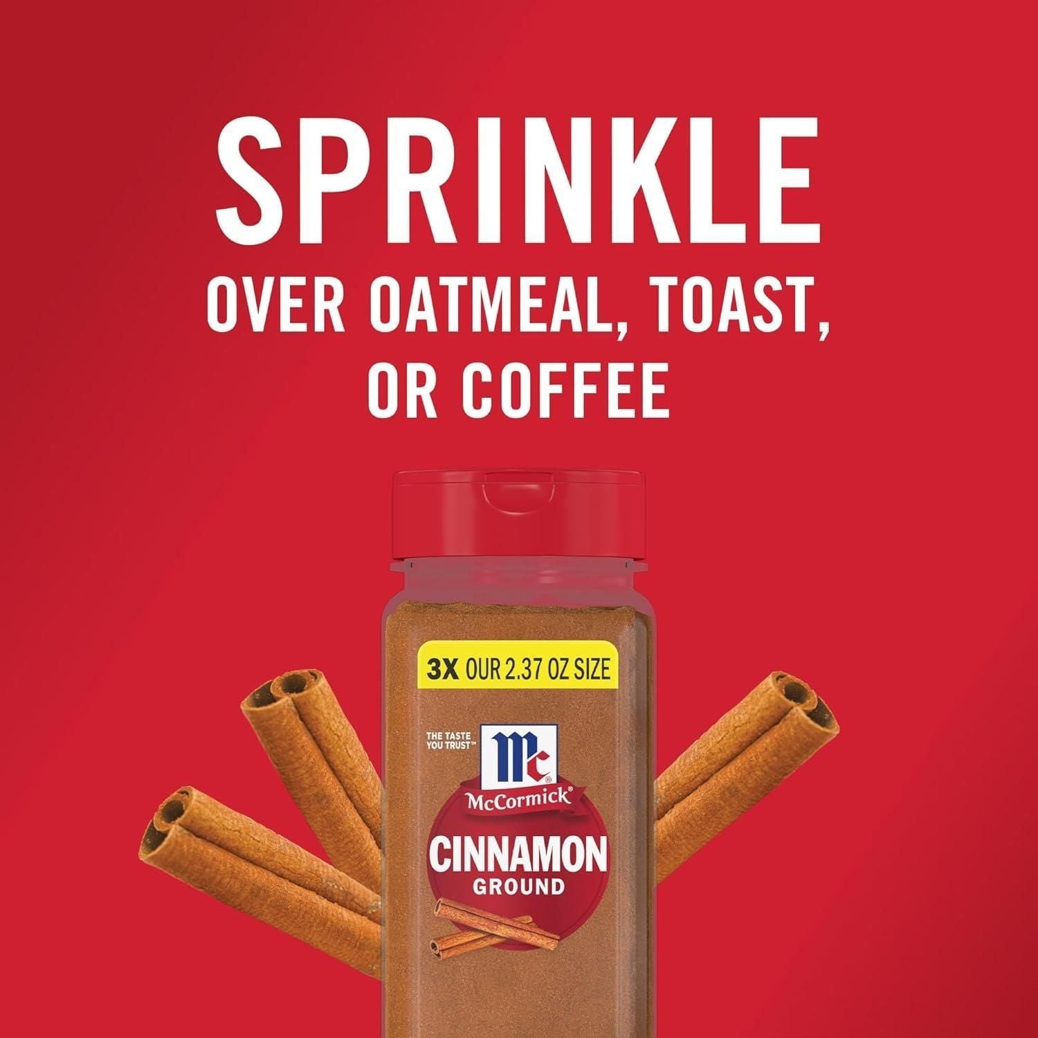 McCormick Premium Ground Cinnamon, 7.12 oz, 6-Pack - McCormick